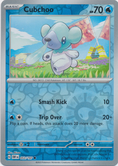 Cubchoo - 053/197 - Common - Reverse Holo
