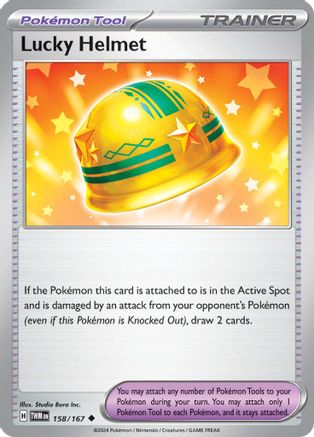 Lucky Helmet 158/167  - Reverse Holofoil SV06 Twilight Masquerade - Uncommon