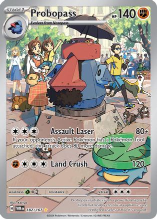 Probopass 182/167  - Holofoil SV06 Twilight Masquerade - Illustration Rare