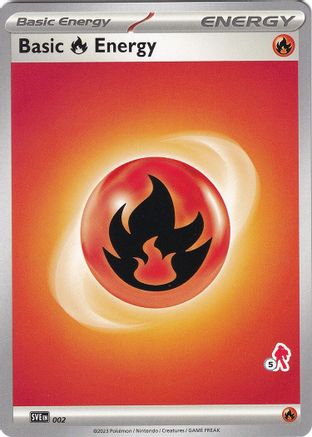 Basic Fire Energy - Armarouge 5 002  Battle Academy 2024 - Unconfirmed