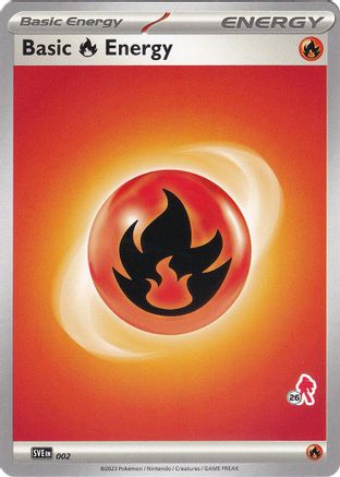 Basic Fire Energy 002  Battle Academy 2024 - Unconfirmed