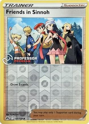 Friends in Sinnoh 131/159  - Reverse Holofoil Professor Program Promos - Uncommon