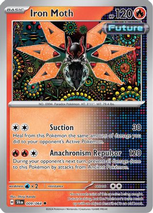 Iron Moth 009/064  - Reverse Holofoil SV Shrouded Fable - Uncommon