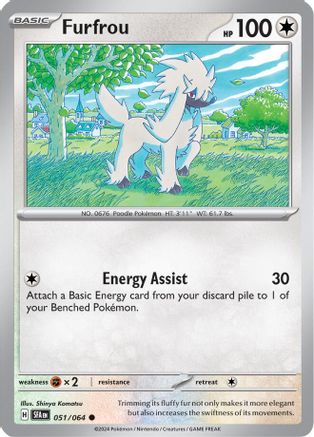 Furfrou 051/064  SV Shrouded Fable - Common