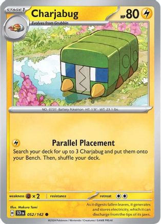 Charjabug 052/142  SV07 Stellar Crown - Common