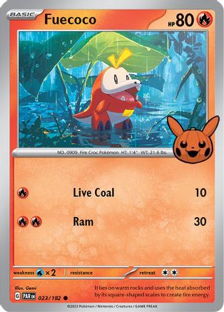 Fuecoco 023/182  Trick or Trade BOOster Bundle 2024 - Common