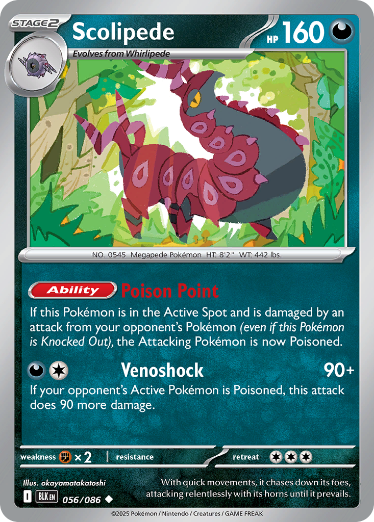 Scolipede (Poke Ball Pattern) - 056/086 - Uncommon