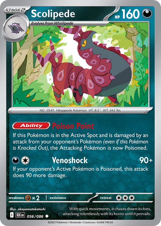 Scolipede (Poke Ball Pattern) - 056/086 - Uncommon