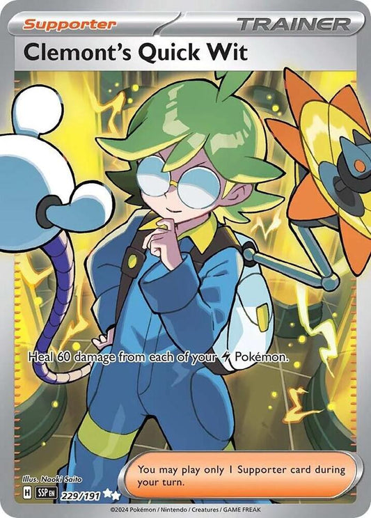 Clemont's Quick Wit - 229/191 - Ultra Rare