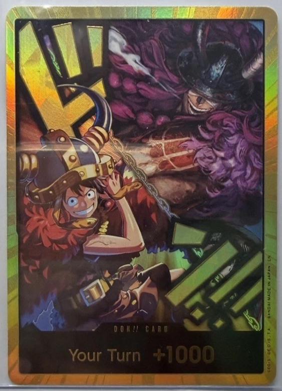 DON!! Card (Alternate Art) (Luffy and Loki) (Gold) - The World's Strongest Warriors Foil