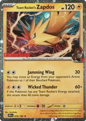 Team Rocket's Zapdos (Gamestop Exclusive) 070  - Holofoil Miscellaneous Cards & Products - Promo