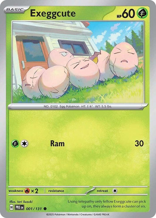 Exeggcute - 001/131 - Common - Reverse Holofoil