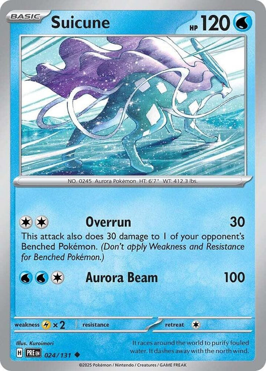 Suicune - 024/131 - Uncommon - Reverse Holofoil