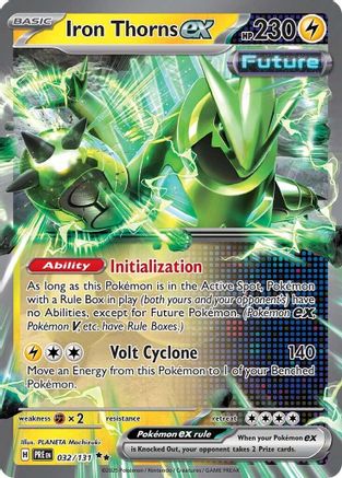Iron Thorns ex 032/131  - Holofoil SV Prismatic Evolutions - Double Rare