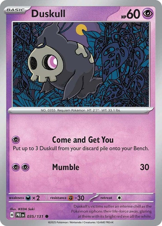Duskull - 035/131 - Common - Reverse Holofoil