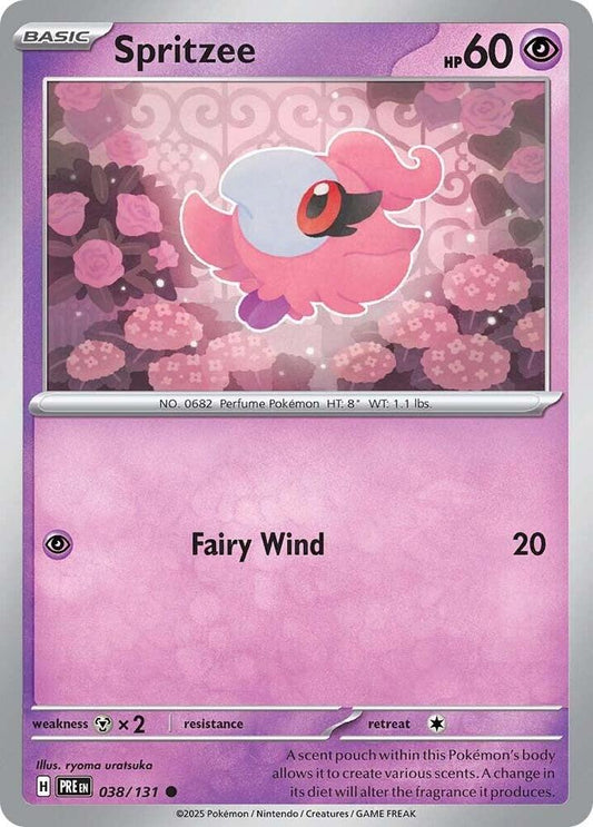 Spritzee - 038/131 - Common - Reverse Holofoil