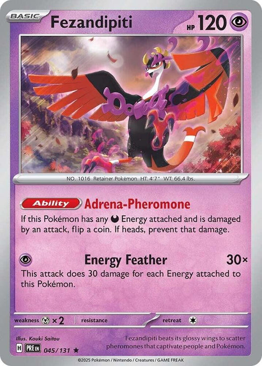 Fezandipiti - 045/131 - Rare - Reverse Holofoil