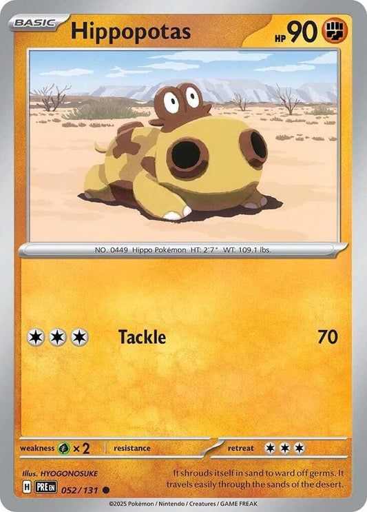 Hippopotas - 052/131 - Common - Reverse Holofoil