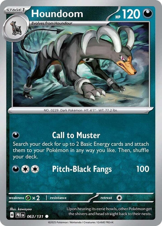 Houndoom - 063/131 - Common - Reverse Holofoil