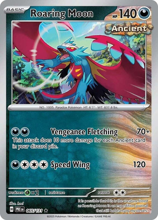 Roaring Moon - 065/131 - Rare - Reverse Holofoil
