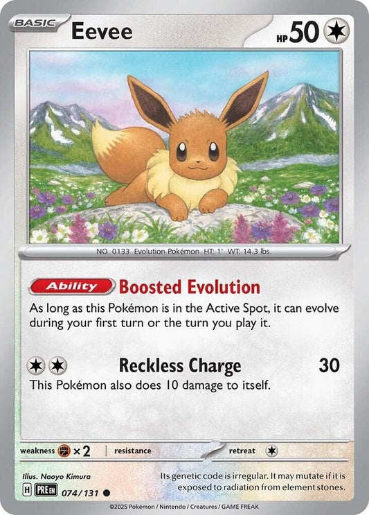 Eevee - 074/131 - Common - Reverse Holofoil