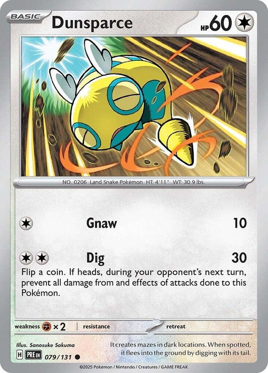Dunsparce - 079/131 - Common - Reverse Holofoil