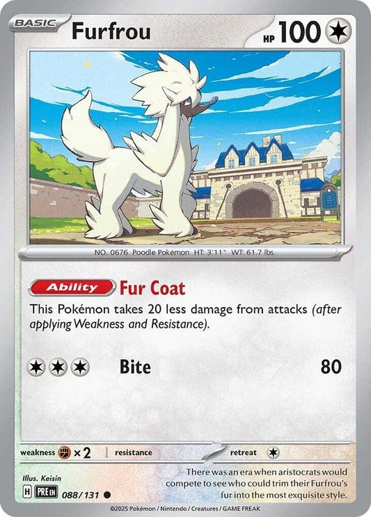 Furfrou - 088/131 - Common - Reverse Holofoil