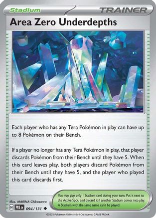 Area Zero Underdepths 094/131  SV Prismatic Evolutions - Uncommon