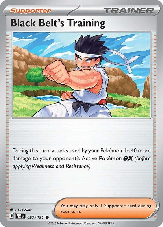 Black Belt's Training - 097/131 - Common - Reverse Holofoil