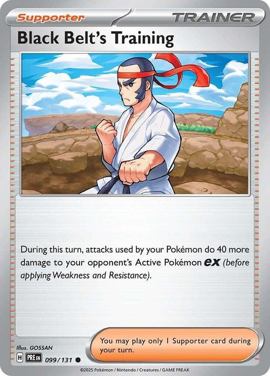 Black Belt's Training - 099/131 - Common - Reverse Holofoil