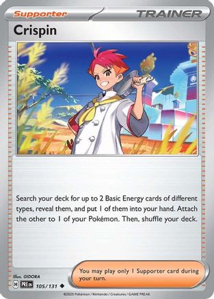 Crispin 105/131  SV Prismatic Evolutions - Uncommon