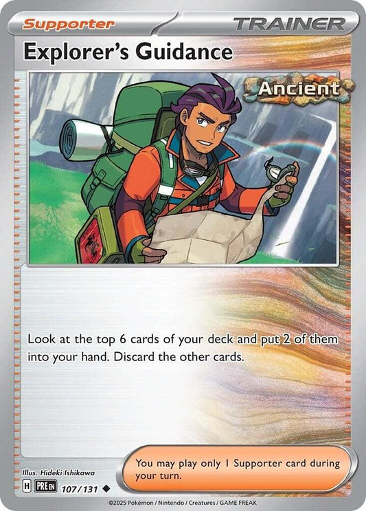 Explorer's Guidance - 107/131 - Uncommon - Reverse Holofoil