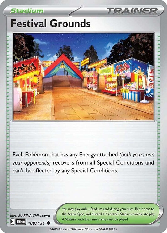Festival Grounds - 108/131 - Uncommon - Reverse Holofoil