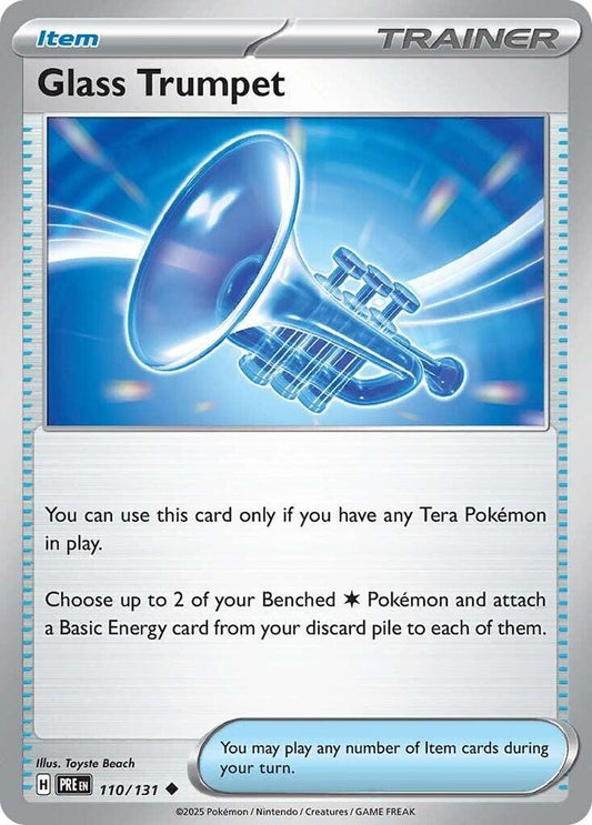 Glass Trumpet - 110/131 - Uncommon - Reverse Holofoil