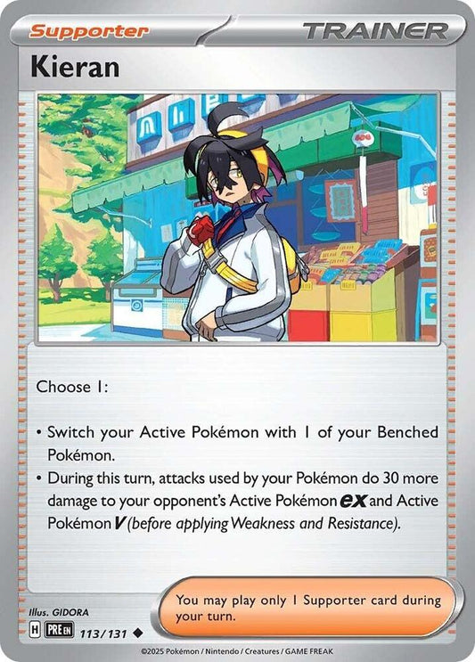 Kieran - 113/131 - Uncommon - Reverse Holofoil