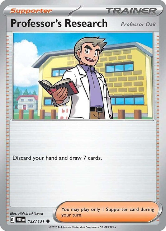 Professor's Research [Professor Oak] - 122/131 - Common - Reverse Holofoil