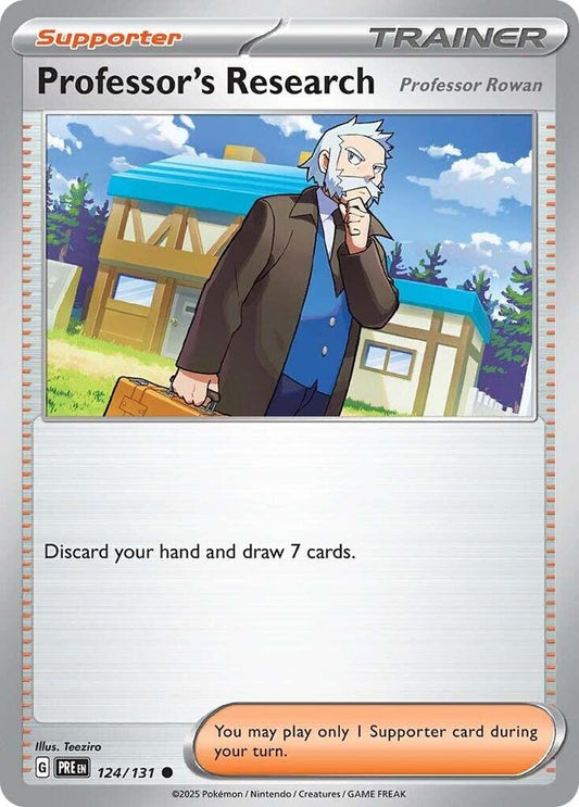 Professor's Research [Professor Rowan] - 124/131 - Common - Reverse Holofoil