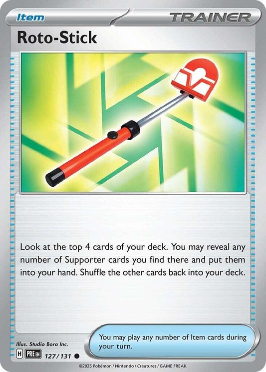 Roto-Stick - 127/131 - Common - Reverse Holofoil