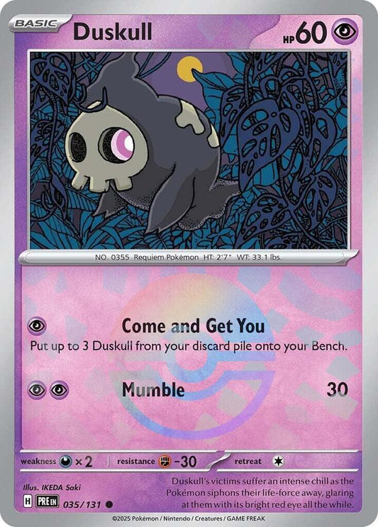 Duskull (Poke Ball Pattern) - 035/131 - Common