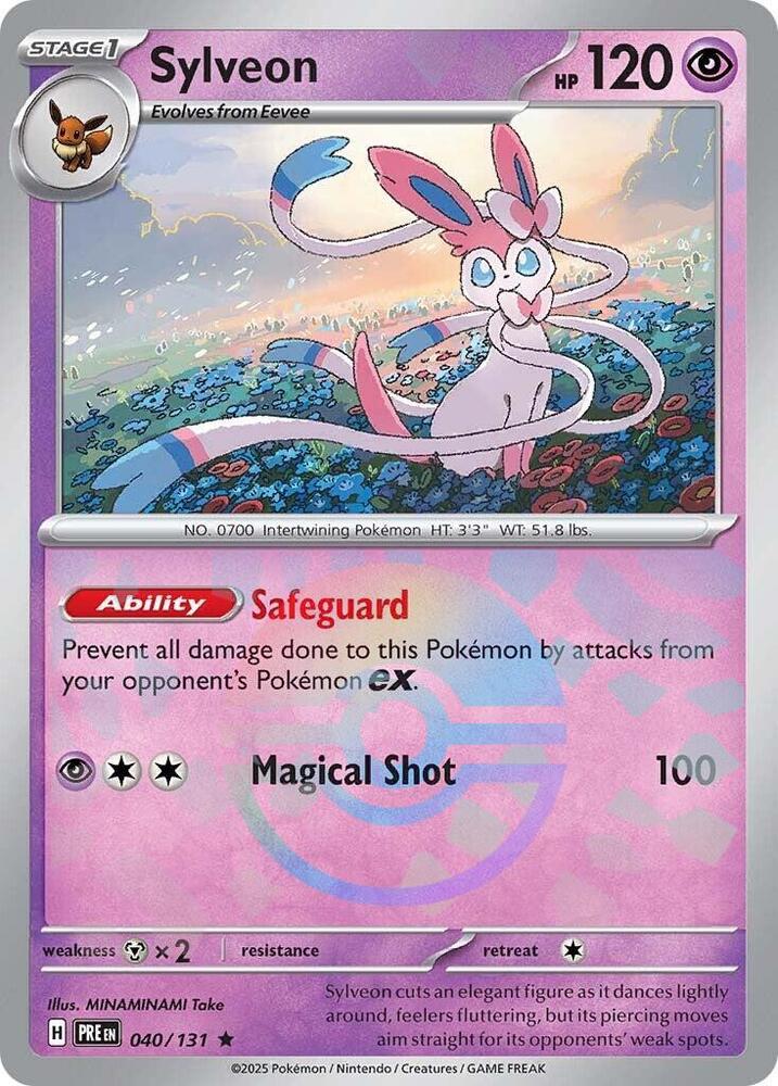 Sylveon (Poke Ball Pattern) - 040/131 - Rare