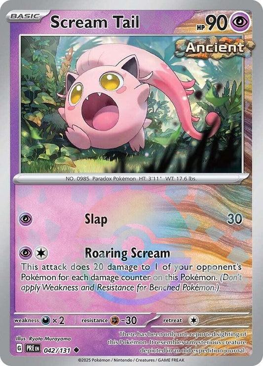 Scream Tail (Poke Ball Pattern) - 042/131 - Uncommon