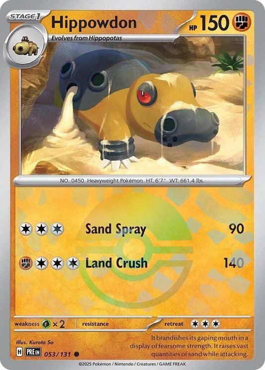 Hippowdon (Poke Ball Pattern) - 053/131 - Common