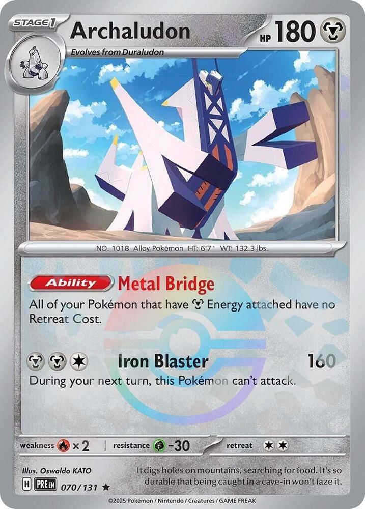 Archaludon (Poke Ball Pattern) - 070/131 - Rare