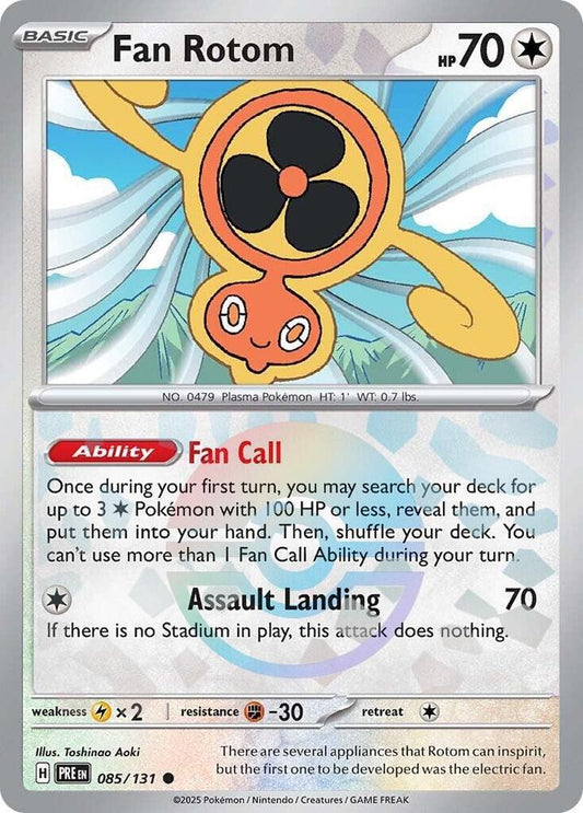 Fan Rotom (Poke Ball Pattern) - 085/131 - Common