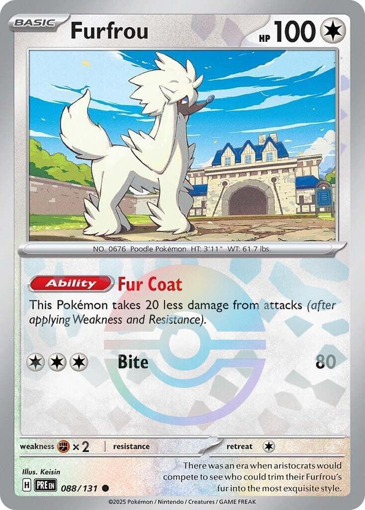 Furfrou (Poke Ball Pattern) - 088/131 - Common