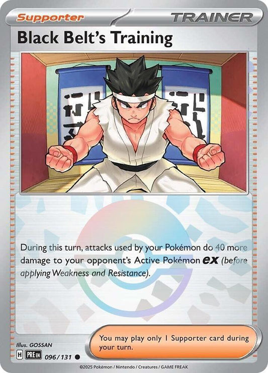 Black Belt's Training - 096/131 (Poke Ball Pattern) - Common