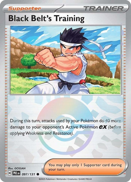 Black Belt's Training - 097/131 (Poke Ball Pattern) - Common