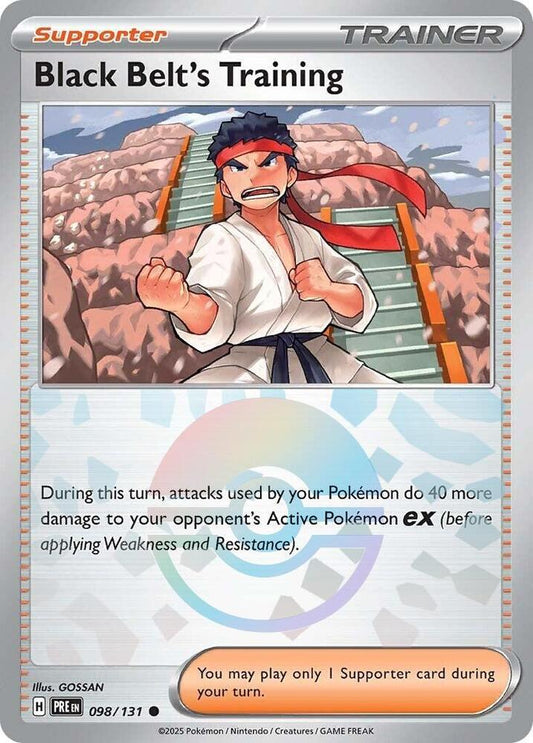 Black Belt's Training - 098/131 (Poke Ball Pattern) - Common