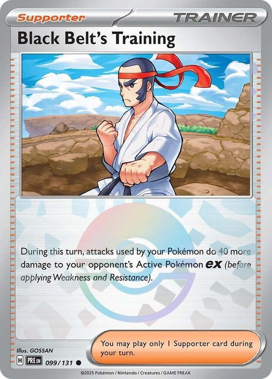 Black Belt's Training - 099/131 (Poke Ball Pattern) - Common