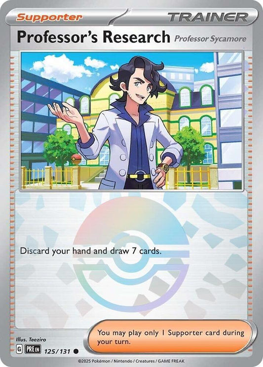 Professor's Research [Professor Sycamore] (Poke Ball Pattern) - 125/131 - Common